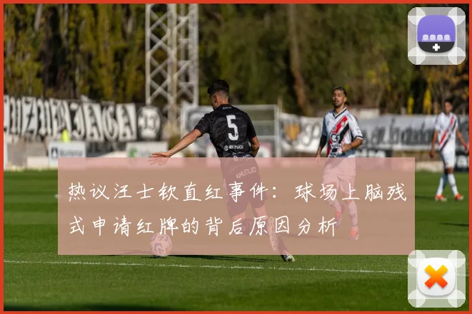 热议汪士钦直红事件：球场上脑残式申请红牌的背后原因分析