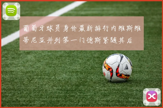 葡萄牙球员身价最新排行内维斯维蒂尼亚并列第一门德斯紧随其后