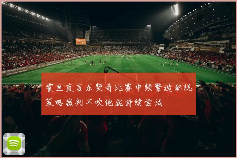 霍里直言东契奇比赛中频繁造犯规策略裁判不吹他就持续尝试